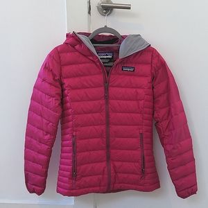 Patagonia Down Sweater Hoody Jacket - Pink - Women's XS